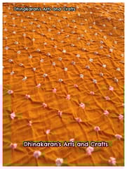 TURMERIC YELLOW Bandhani Fabric