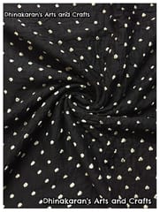 NAKSHATRA BLACK Bandhani Fabric