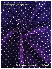 VIOLET Bandhani Fabric
