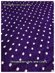 VIOLET Bandhani Fabric