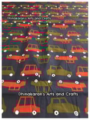 PEEP PEEP CARS Screen Print Fabric