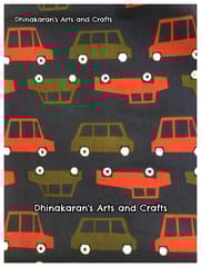 PEEP PEEP CARS Screen Print Fabric