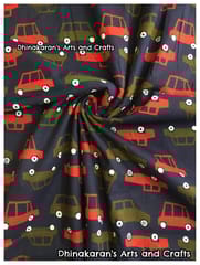 PEEP PEEP CARS Screen Print Fabric