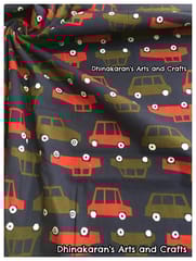 PEEP PEEP CARS Screen Print Fabric