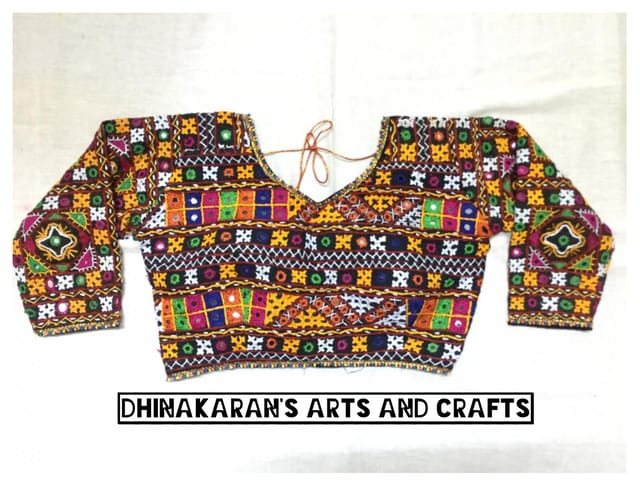 Multicolour Heavy Kutchwork Blouse