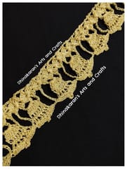 Jingle Bells Crochet Lace - BEIGE