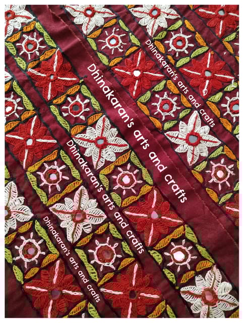 Phoolkaari Kutchwork Border