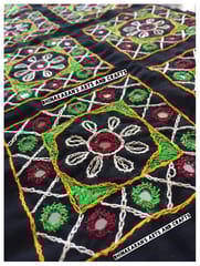 Spring Flower Kutchwork Patch