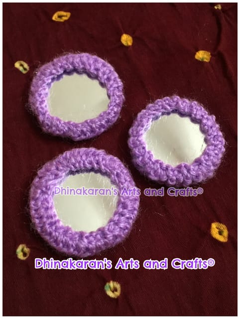 LAVENDER Mirror Buttons
