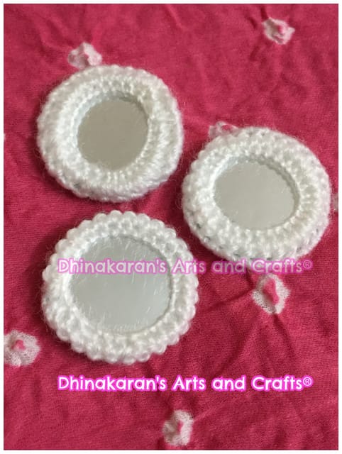 WHITE Mirror Buttons