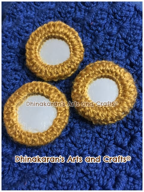 BEIGE Mirror Buttons