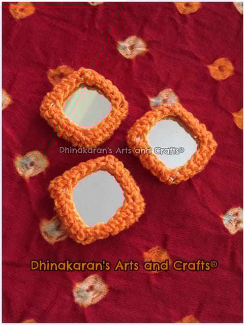 ORANGE Mirror Buttons
