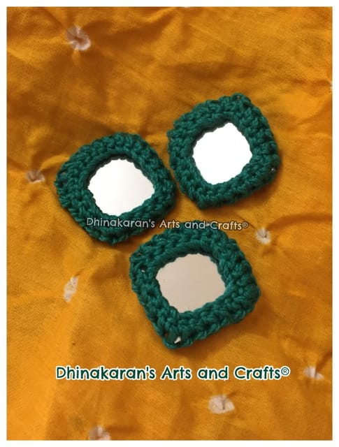 TURQUOISE Mirror Buttons