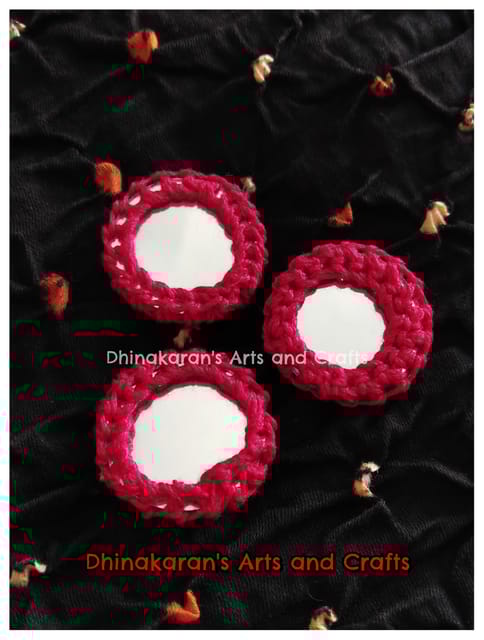 HOT RED Mirror Buttons
