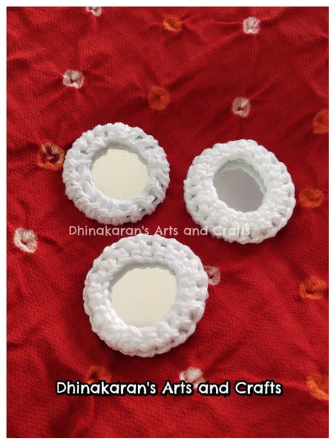 WHITE Mirror Buttons