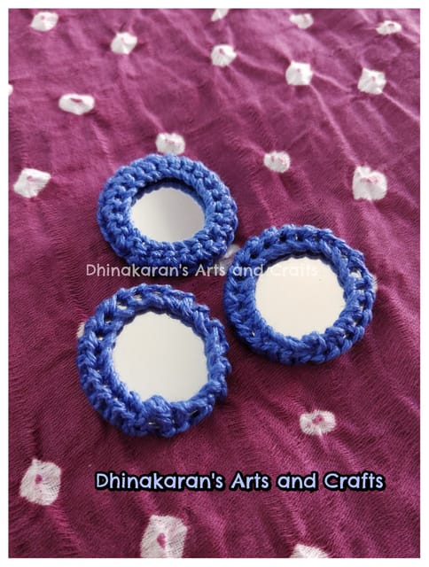 ENGLISH BLUE Mirror Buttons