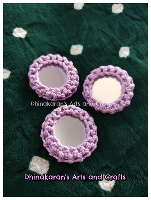LAVENDER Mirror Buttons