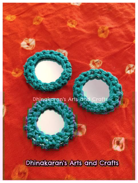 TURQUOISE Mirror Buttons