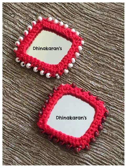 Big Square Mirror Buttons