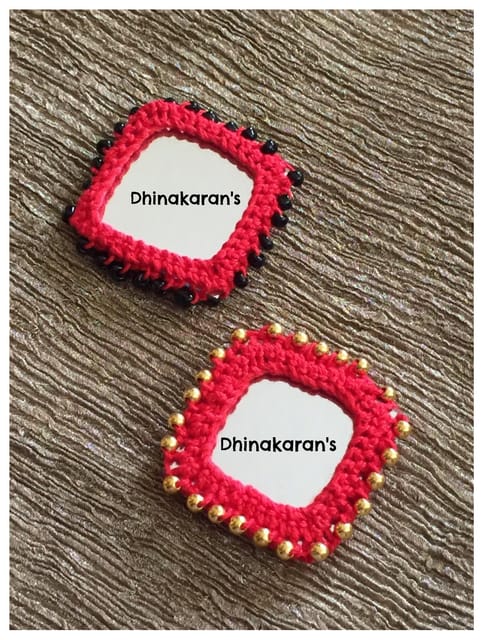 Big Square Mirror Buttons