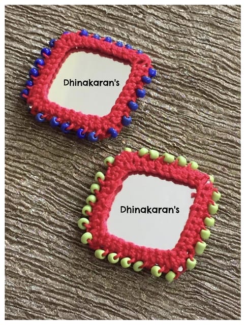 Big Square Mirror Buttons