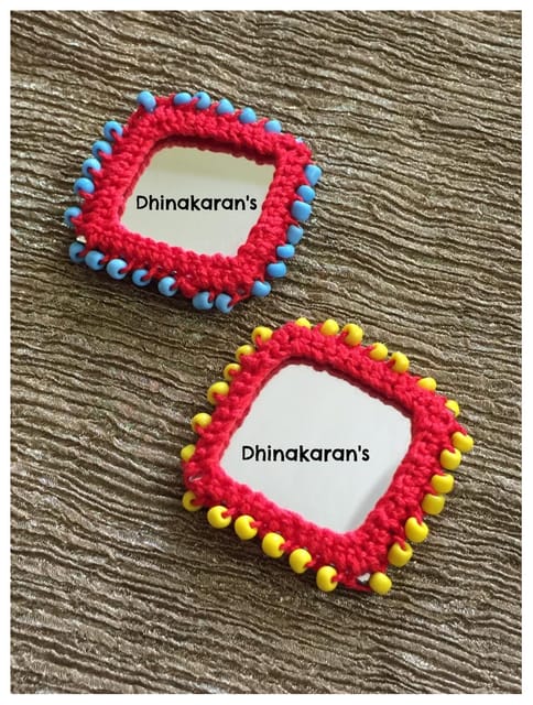 Big Square Mirror Buttons