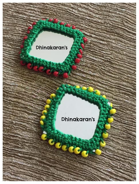 Big Square Mirror Buttons