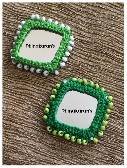 Big Square Mirror Buttons