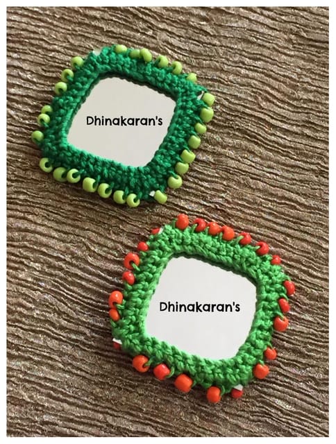 Big Square Mirror Buttons