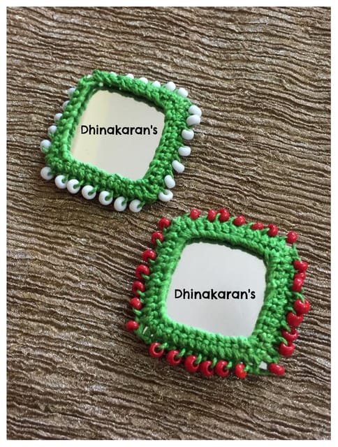 Big Square Mirror Buttons