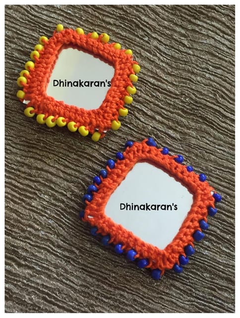 Big Square Mirror Buttons