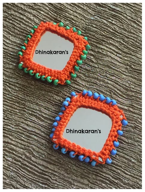 Big Square Mirror Buttons