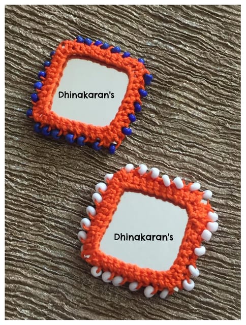 Big Square Mirror Buttons
