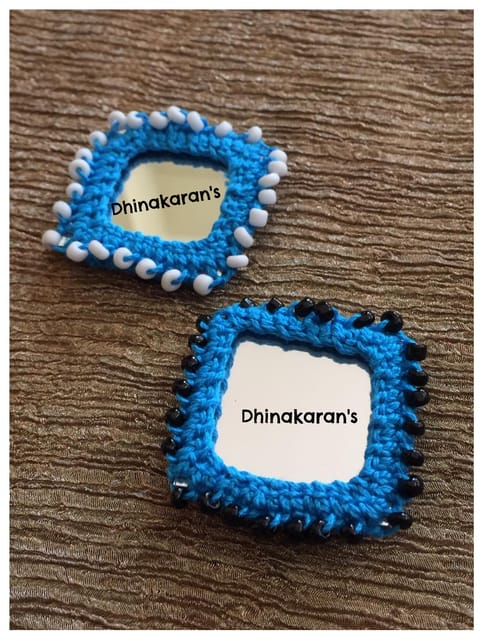 Big Square Mirror Buttons
