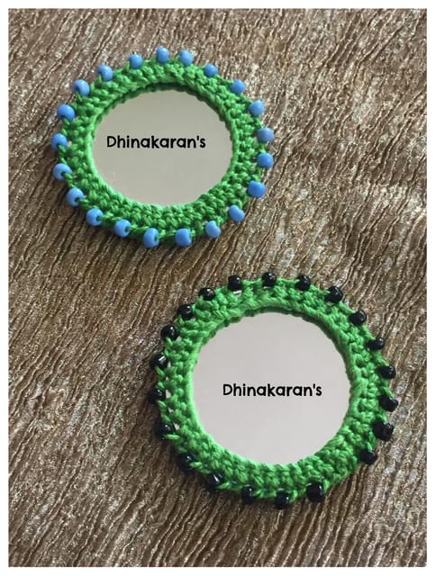 Big Round Mirror Buttons