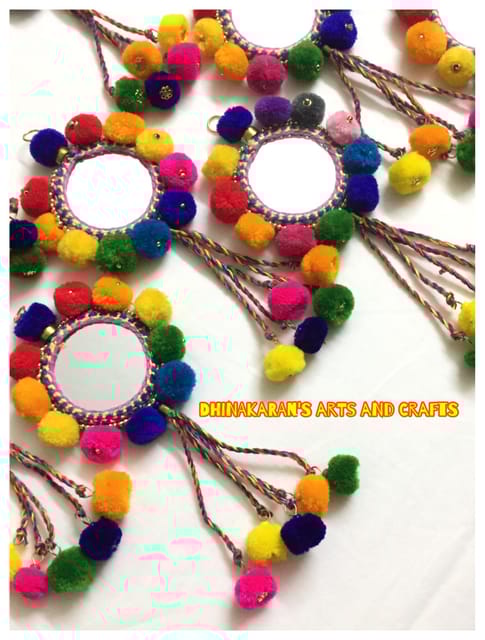 BIG Mirror Tassels-MULTICOLOUR