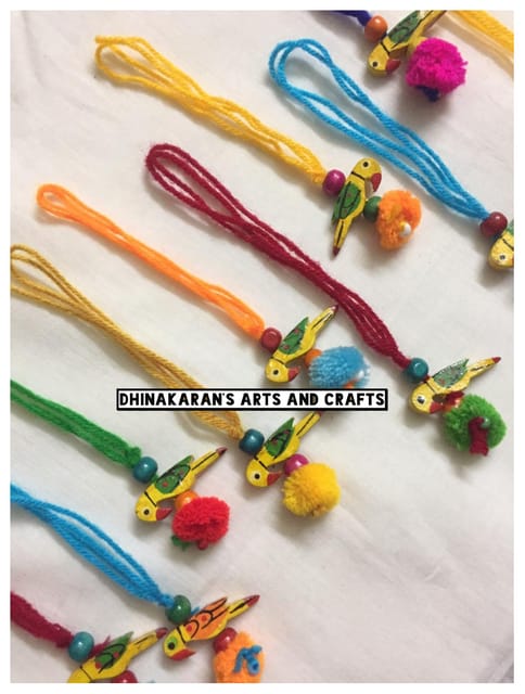 Quirky Parrot Tassels