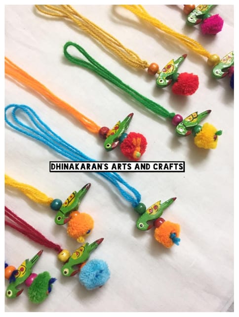 Quirky Parrot Tassels