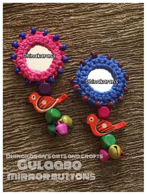 Gulaabo Mirror Tassels-(1)