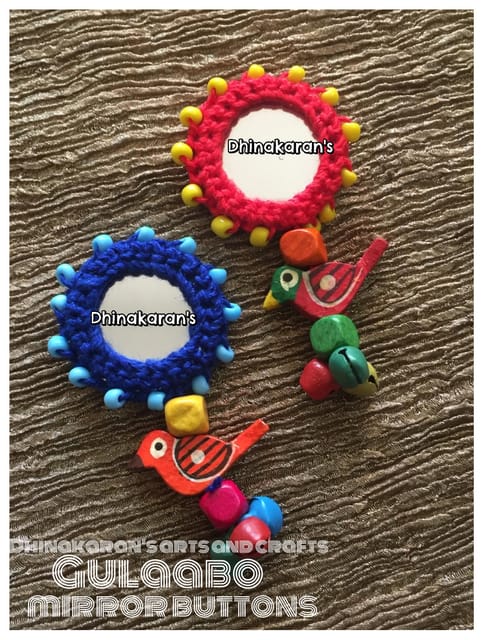 Gulaabo Mirror Tassels-(6)