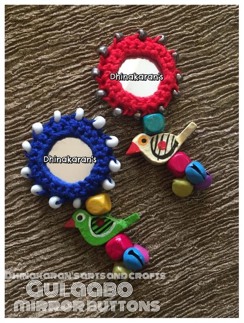 Gulaabo Mirror Tassels-(8)