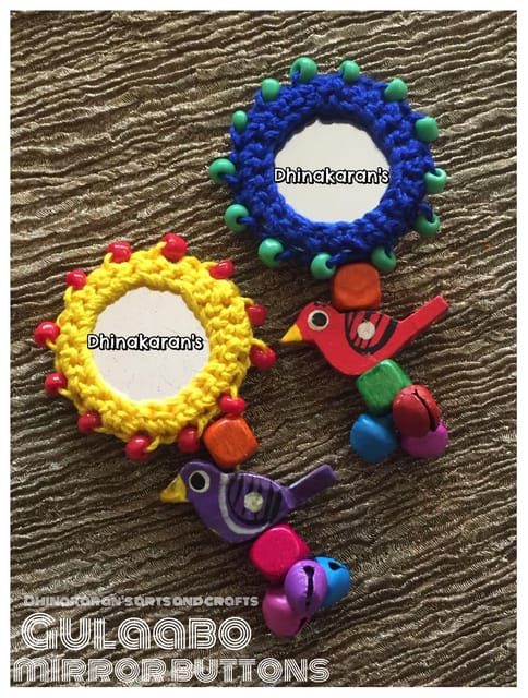 Gulaabo Mirror Tassels-(12)