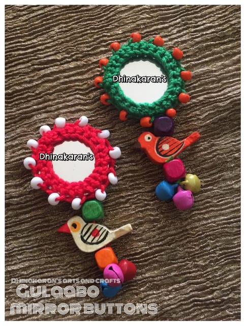 Gulaabo Mirror Tassels-(30)