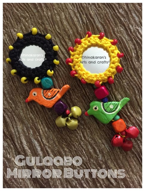 Gulaabo Mirror Tassels-(38)