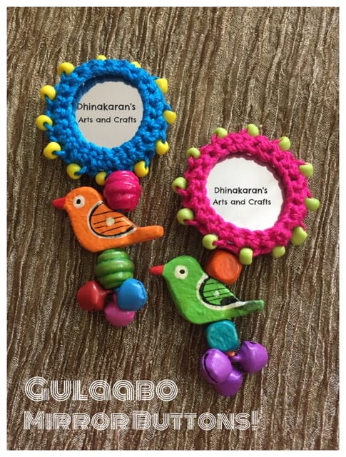 Gulaabo Mirror Tassels-(44)