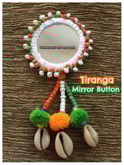 Tiranga Big Mirror Tassel