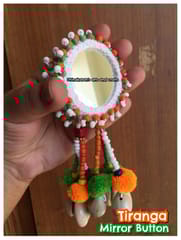 Tiranga Big Mirror Tassel