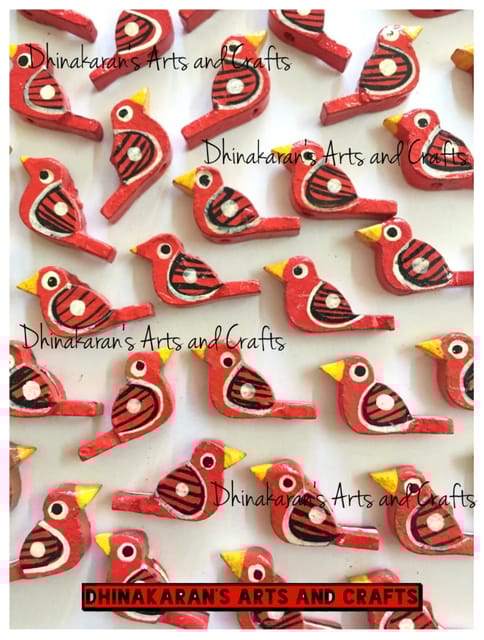 RED Chidiyaa Buttons