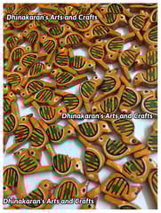 ORANGE Chidiyaa Buttons