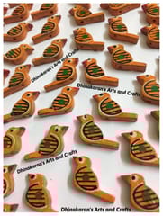 ORANGE Chidiyaa Buttons